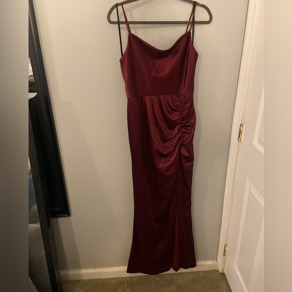 Betsy Adam Satin Dress